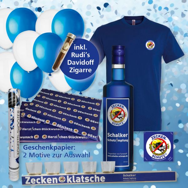 Schalke-Schnaps Geschenkbox &quot;RUDI&quot;